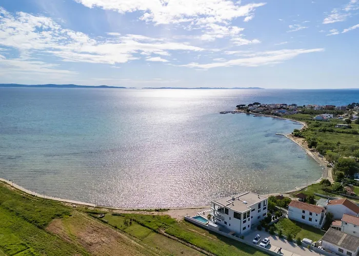 Jimmys - Direkt Am Meer, Tollem Blick Und Beheiztem Pool * Privlaka (Zadar)