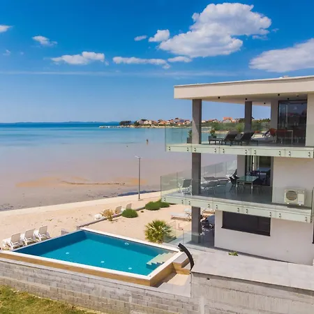 Apartment Jimmys Privlaka - Direkt Am Meer, Tollem Blick Und Beheiztem Pool Privlaka (Zadar)